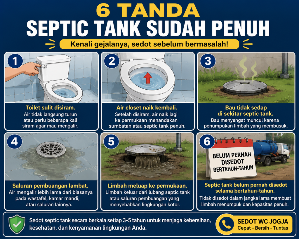 tanda tanda septic tank penuh